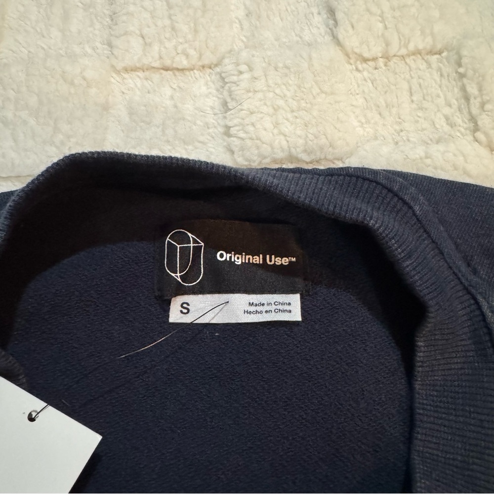 Original Use Men’s Navy Blue Pullover Fleece Sweatshirt, Tri Cities Golf, Small - Picture 4 of 5